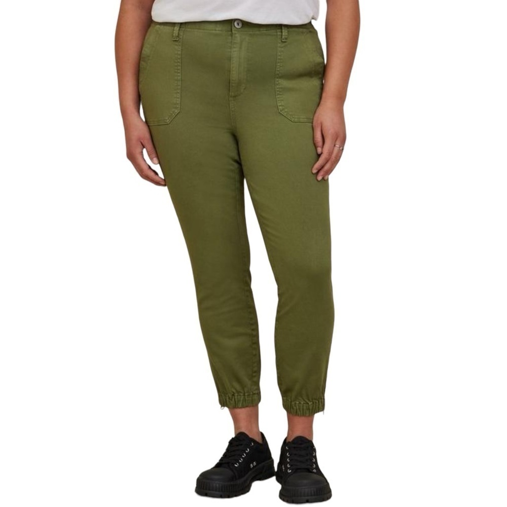 Torrid Comfort Flex Waistband Classic Fit Jogger Stretch Twill High-Rise Pant 22